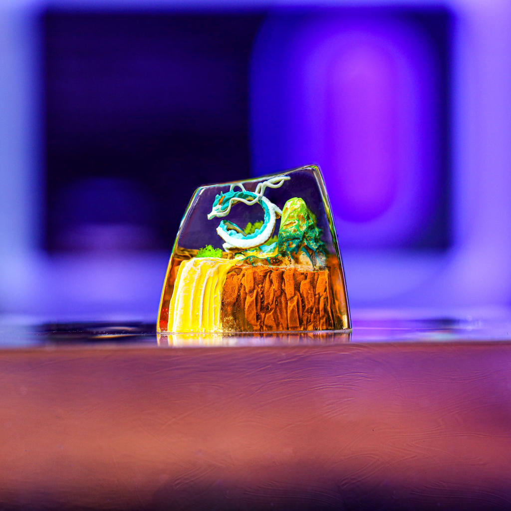 Spirited Away Haku Artisan Keycap Ver 2 8 Spirited Away Haku Artisan Keycap Ver 2