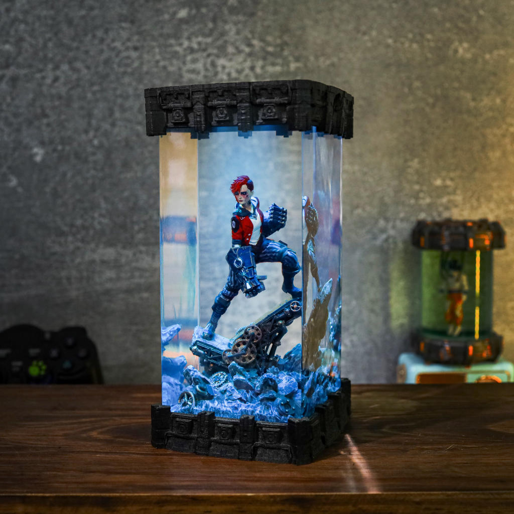 Arcane Vi League of Legends Night Light - Hirosart