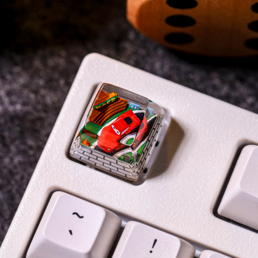 Cars Lightning McQueen Keycap 6 Cars Lightning McQueen Keycap