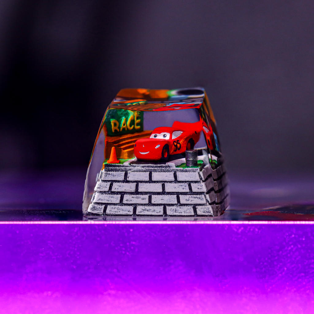 Cars Lightning McQueen Keycap 11 Cars Lightning McQueen Keycap