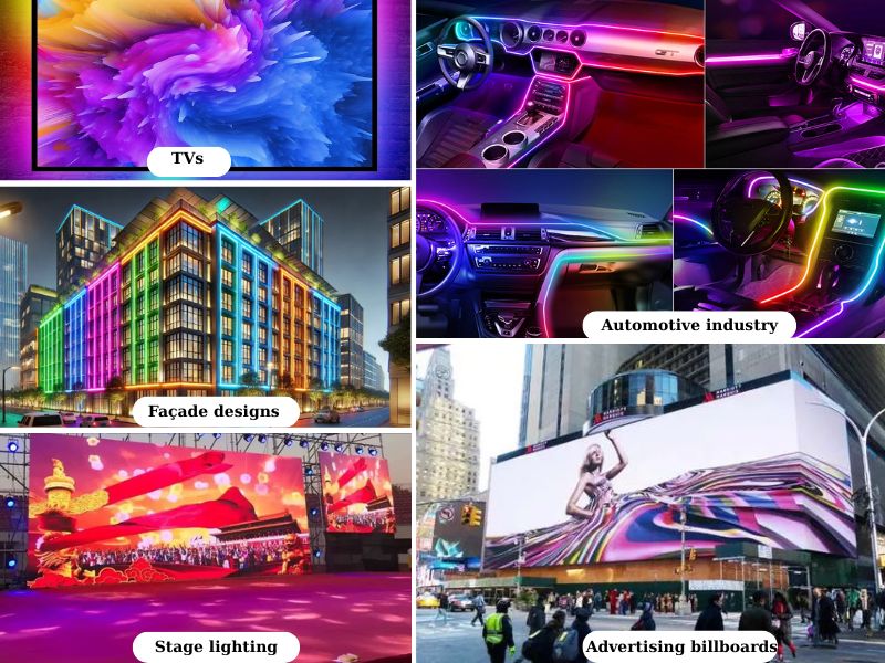 What is SMD RGB LED? A Beginner's Guide 20 RGB SMD LEDs are used in displays, signage, and decorative lighting
