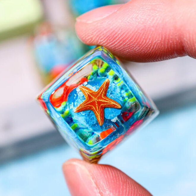 Sea Creature Keycap 3 Starfish Artisan Keycap