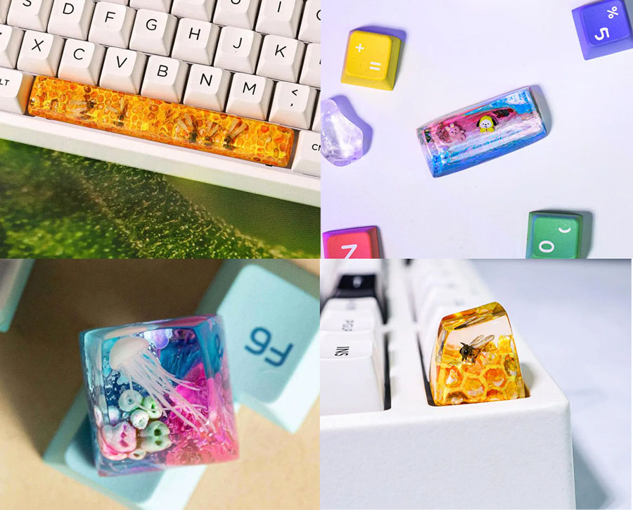 Different keyboard sizes (full-size, tenkeyless, 60%) have specific keycap size requirements