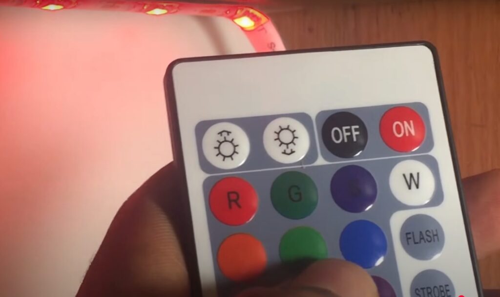 Why Is My LED Remote Not Working? Troubleshooting & Fix tips 13 Press the “Red” button until the red matches the LED strip