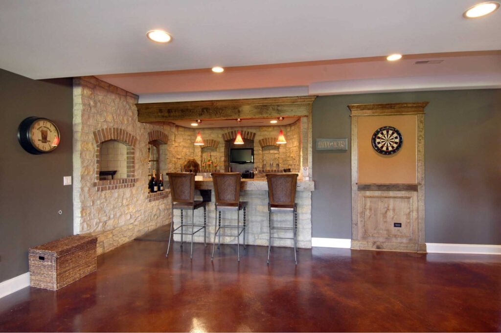 37+ Best Basement Game Room Ideas For Your Space 66 A classic dart board adds nostalgic charm to the game room