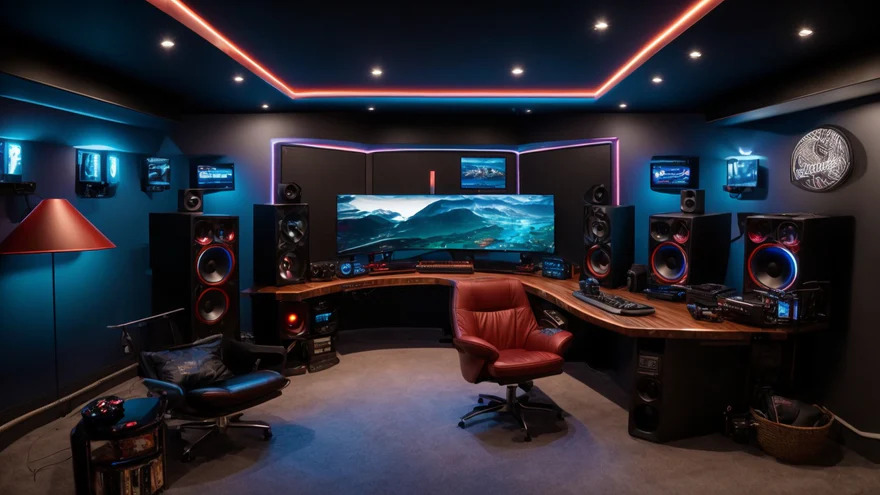 37+ Best Basement Game Room Ideas For Your Space 33 Curved monitors, ergonomic chairs, and surround sound are must-haves