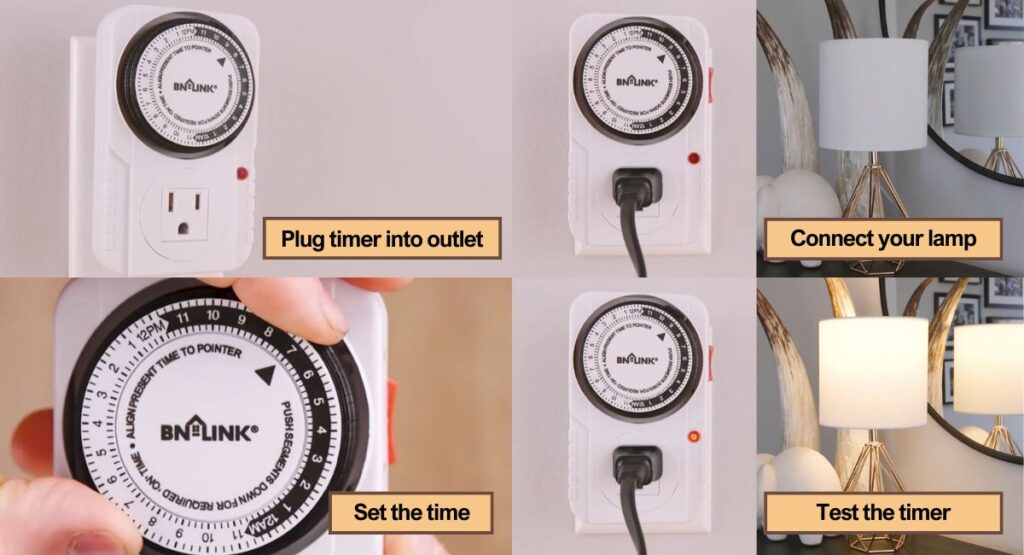 How To Turn On Lamp Without Switch - 16 Ways 12 How to light a lamp without a switch using a timer