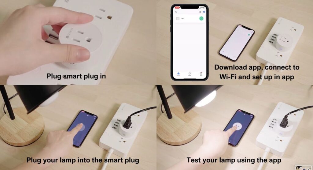 How To Turn On Lamp Without Switch - 16 Ways 2 how to turn on lamp without switch by using a smart plug