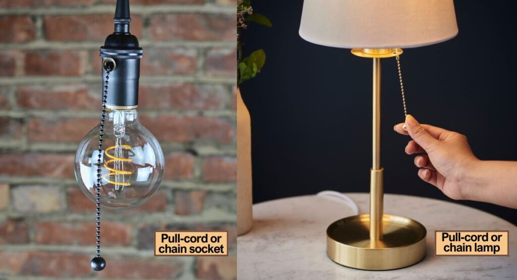 How To Turn On Lamp Without Switch - 16 Ways 53 How to turn on your night light with a pull cord and chain