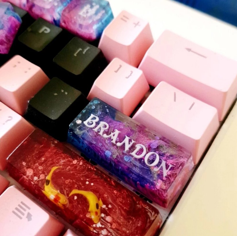 Handcrafted artisan keycaps are built for durability 