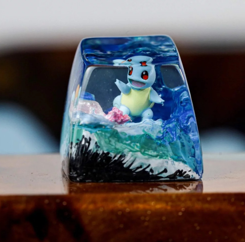 Squirtle artisan keycap is a must-have for all Pokémon fans