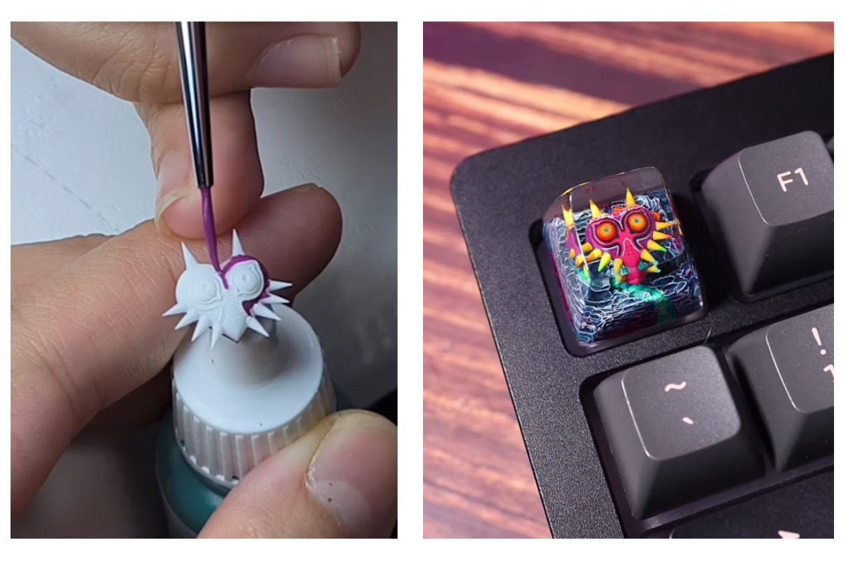 Artisan keycap handcrafted by skilled Vietnamese artisans