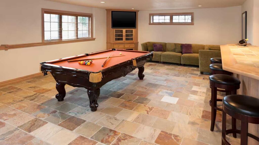 37+ Best Basement Game Room Ideas For Your Space 48 Patterned tiles create visual interest in otherwise plain basements