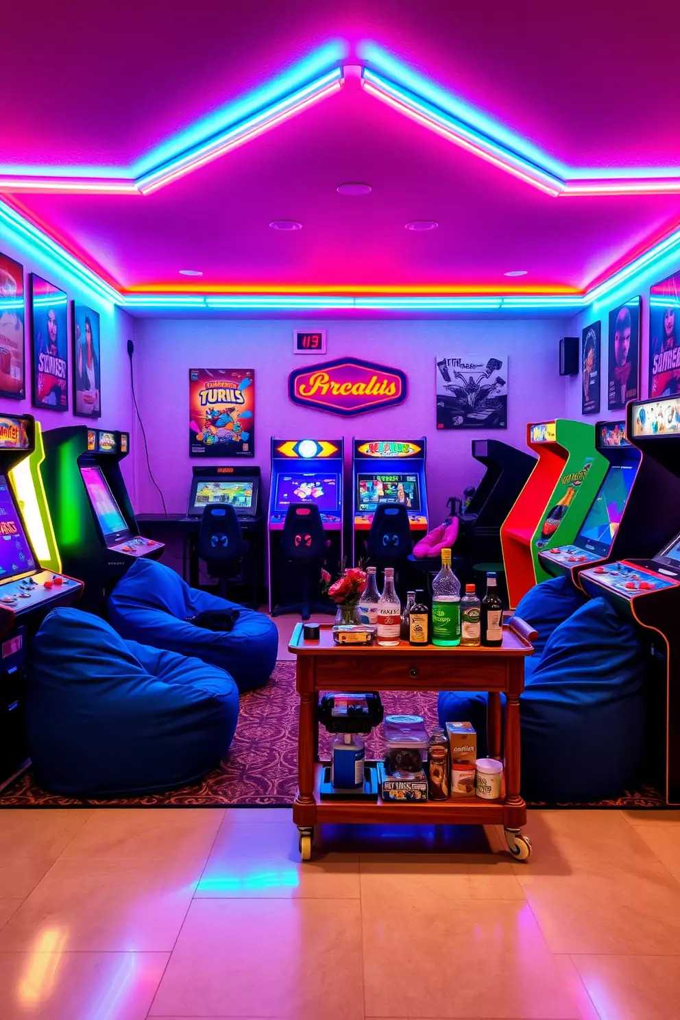 37+ Best Basement Game Room Ideas For Your Space 13 Proper lighting helps define different functional zones clearly
