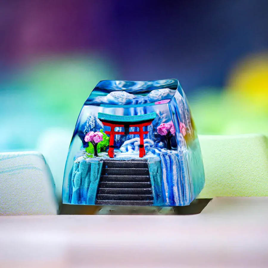 The Torii Gate Keycap beautifully reflects Japanese culture and traditional architecture in a compact design