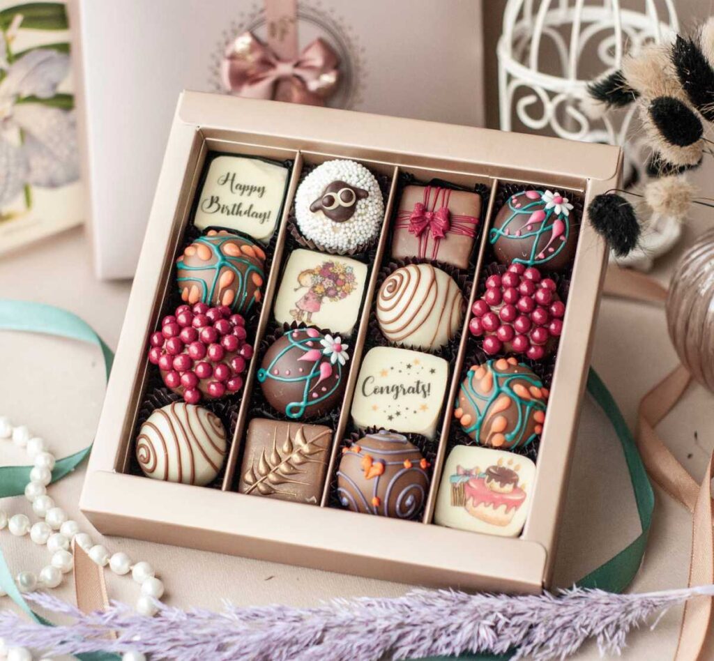 30+ Unique Luxury Corporate Gifts Ideas For Special Occasions 21 This box of artisan chocolate and snacks offers a refined tasting experience