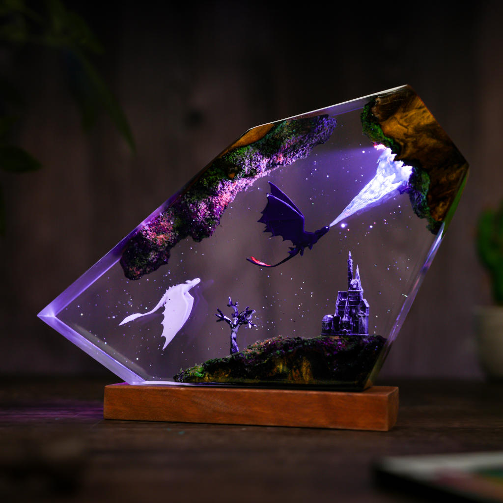 Flying Toothless and Light Fury Lamp Ver 2 7 Flying Toothless and Light Fury Lamp Ver 2