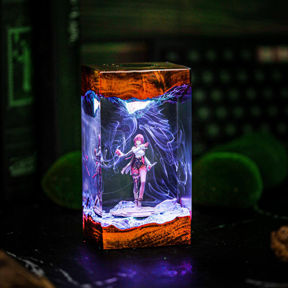 Kafka Honkai: Star Rail Lamp 4 Kafka Honkai: Star Rail Epoxy Lamp