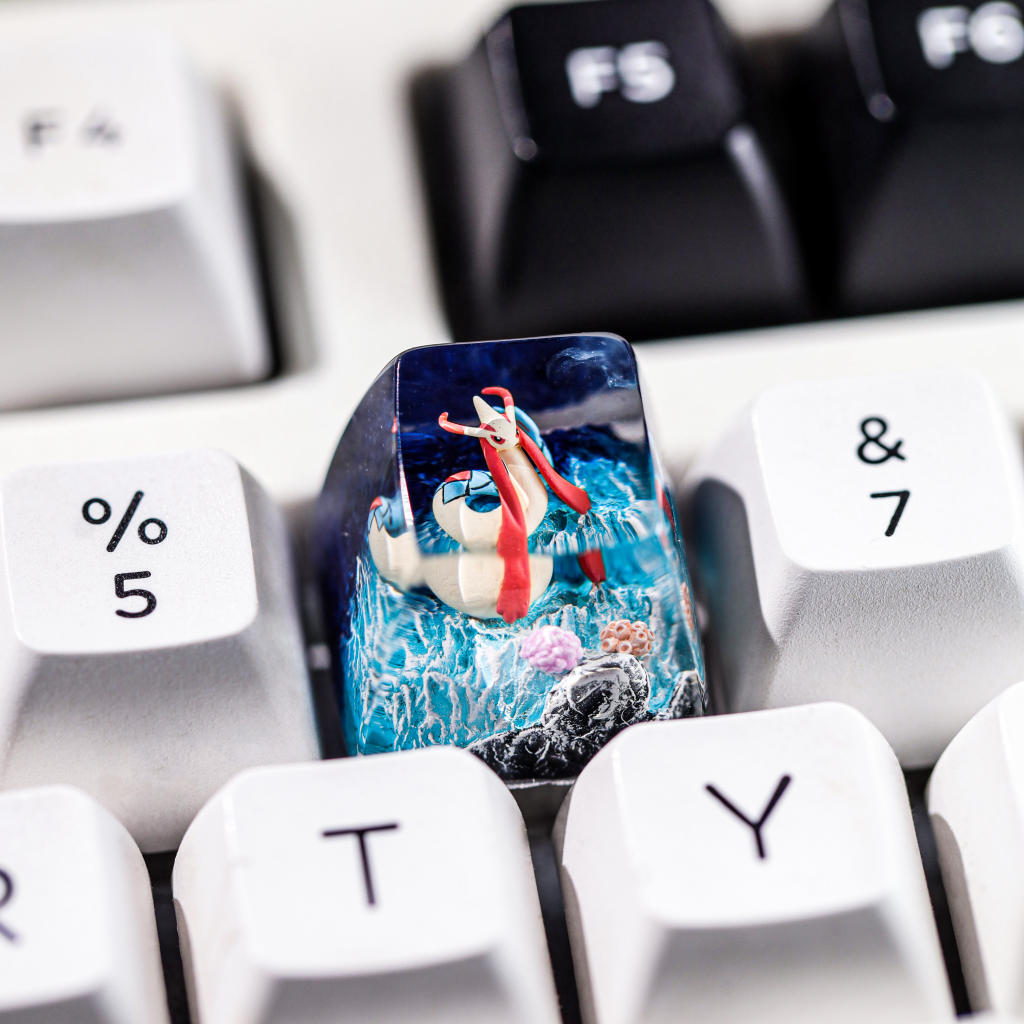 Milotic Pokémon Keycap Ver 2 9 Milotic Pokémon Keycap