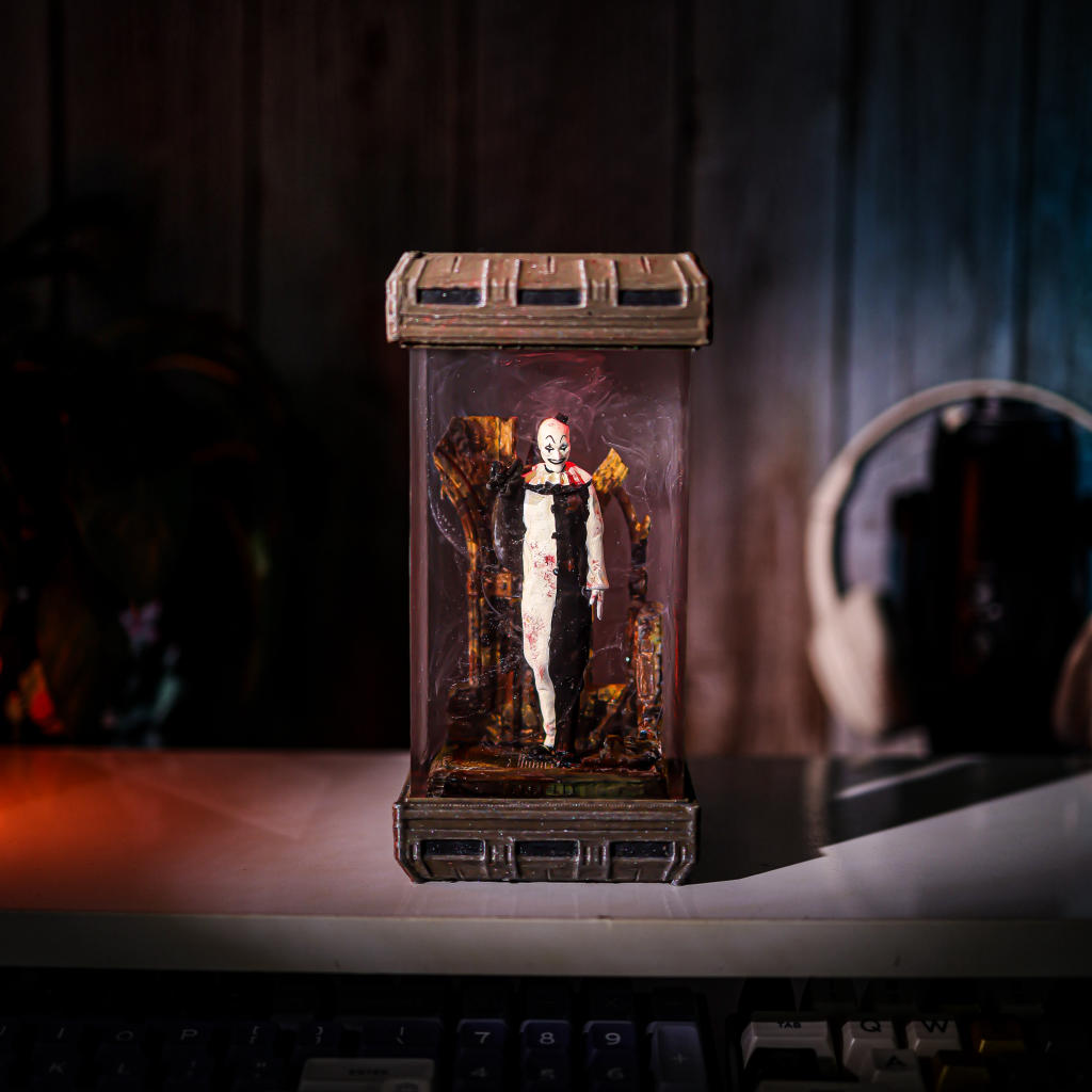 Art the Clown Terrifier Lamp 8 Terrifier Resin Night Light
