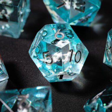 Blue Ocean DND Resin Dice