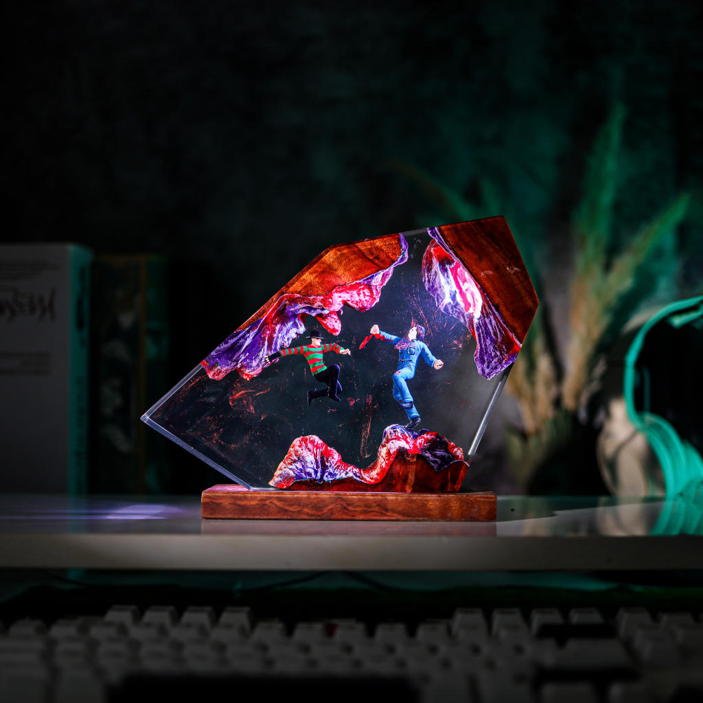 Freddy Krueger &Amp; Michael Led Lamp Freddy krueger & michael led lamp