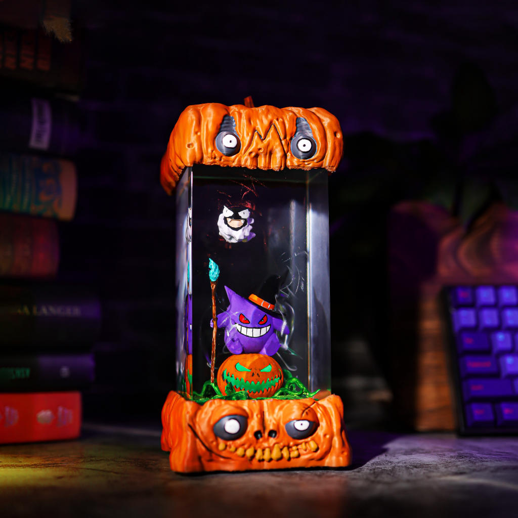 Gengar Pokémon Halloween Lamp 9 Gengar Pumpkin Night Light
