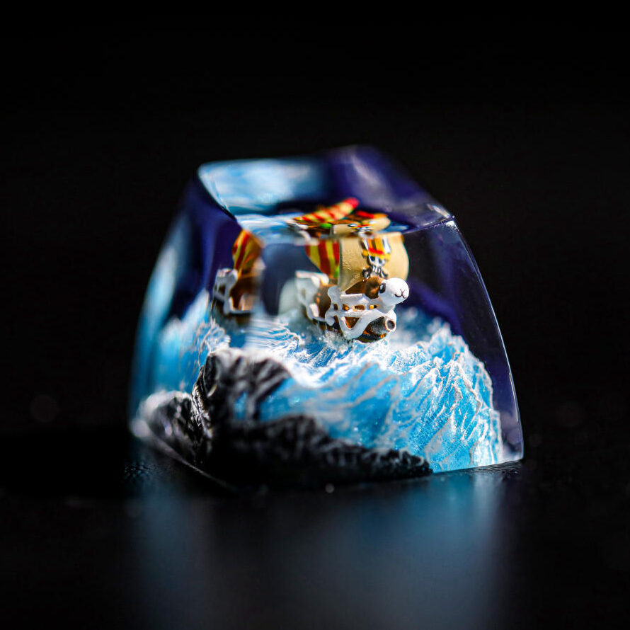 Pirate Ship Keycap Going merry one piece ship keycap