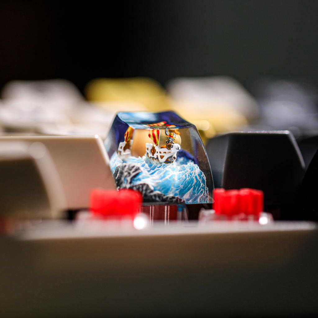Going Merry One Piece Ship Keycap Pirate ship keycap