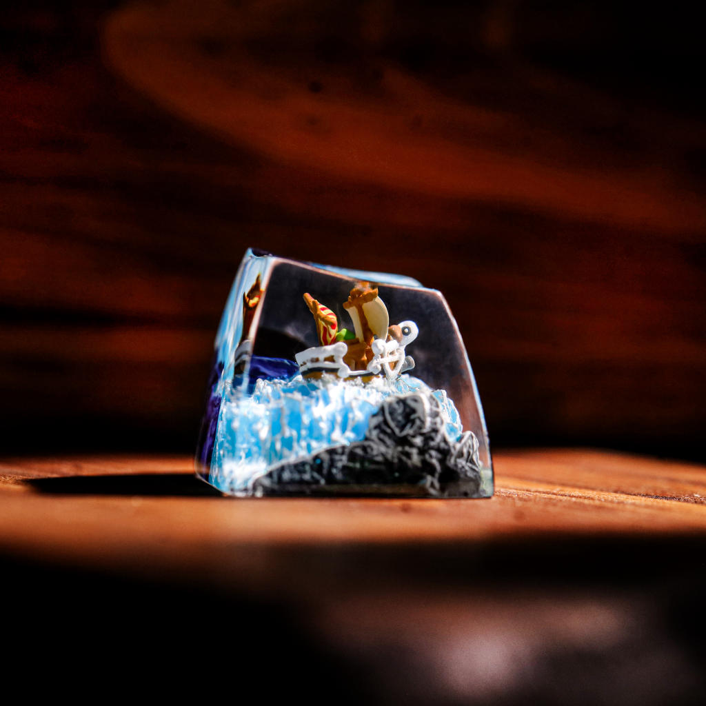 One Piece Ship Artisan Keycap One piece resin keyboard keycap