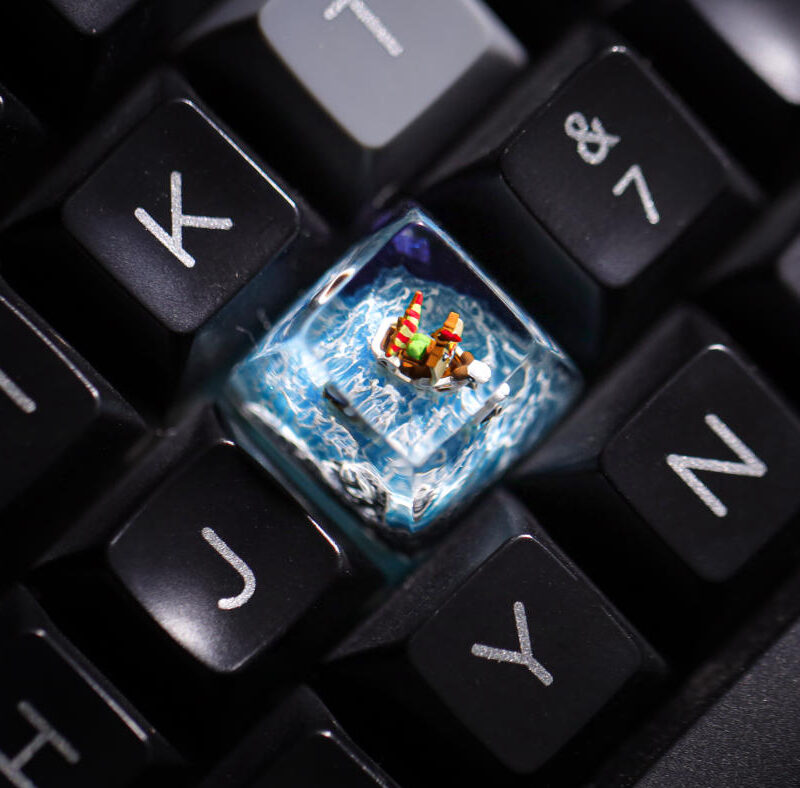 Pirate Ship Keycap Going merry one piece ship keycap