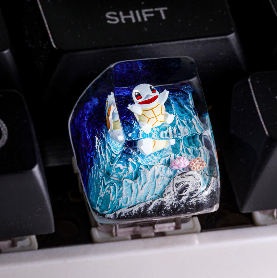 Pokémon Squirtle Artisan Keycap Ver 3 1 Pokémon Squirtle Artisan Keycap Ver 3