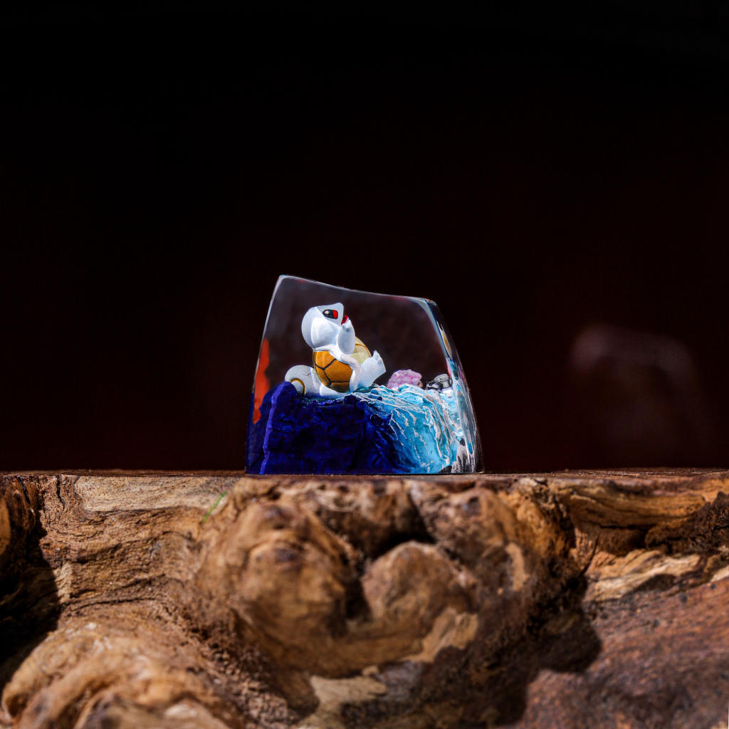 Pokémon Squirtle Artisan Keycap Ver 3 2 Squirtle Resin Artisan Keycap