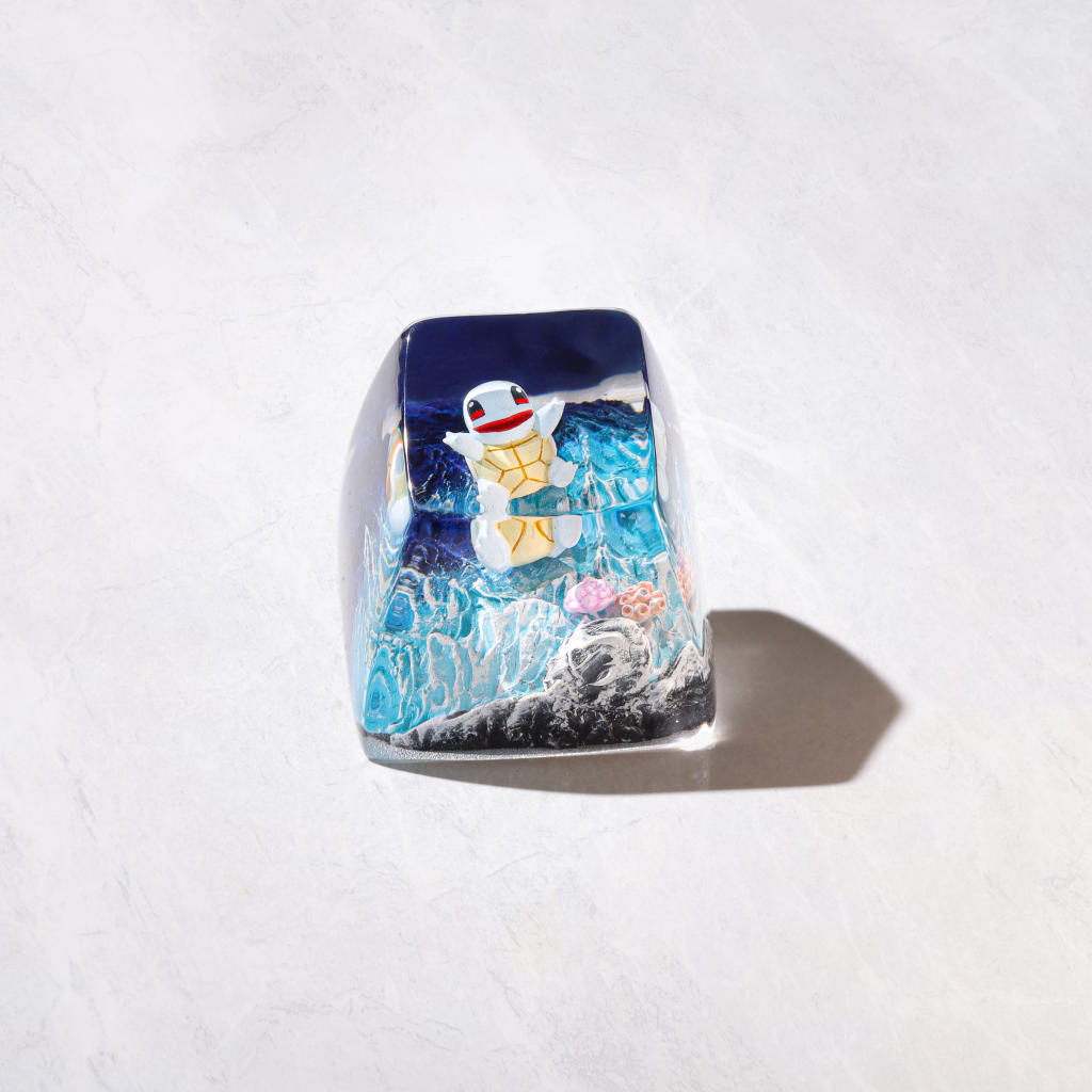 Pokémon Squirtle Artisan Keycap Ver 3 10 Squirtle Gaming Keyboard Artisan Keycap