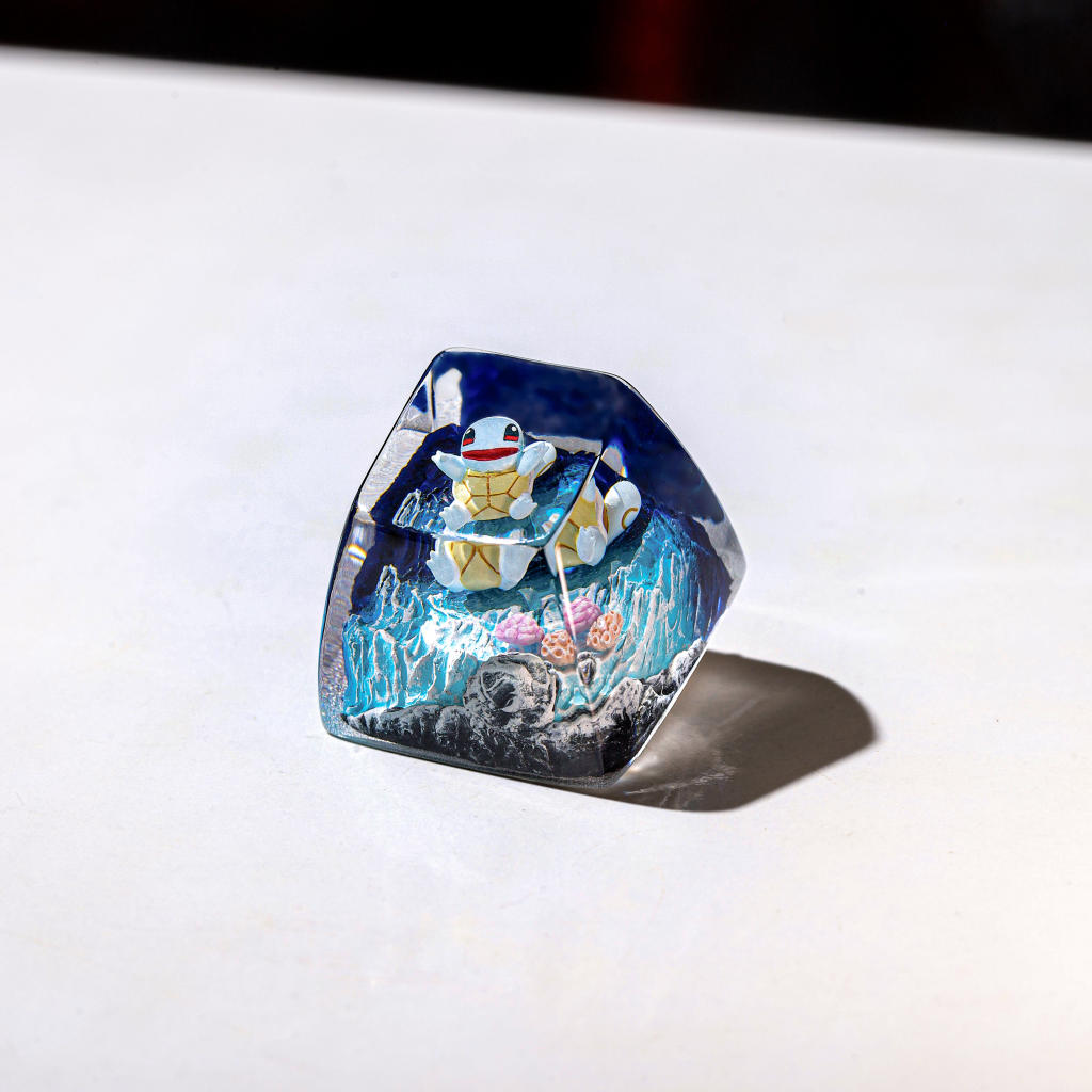 Pokémon Squirtle Artisan Keycap Ver 3 9 Pokémon Squirtle Custom Keycap