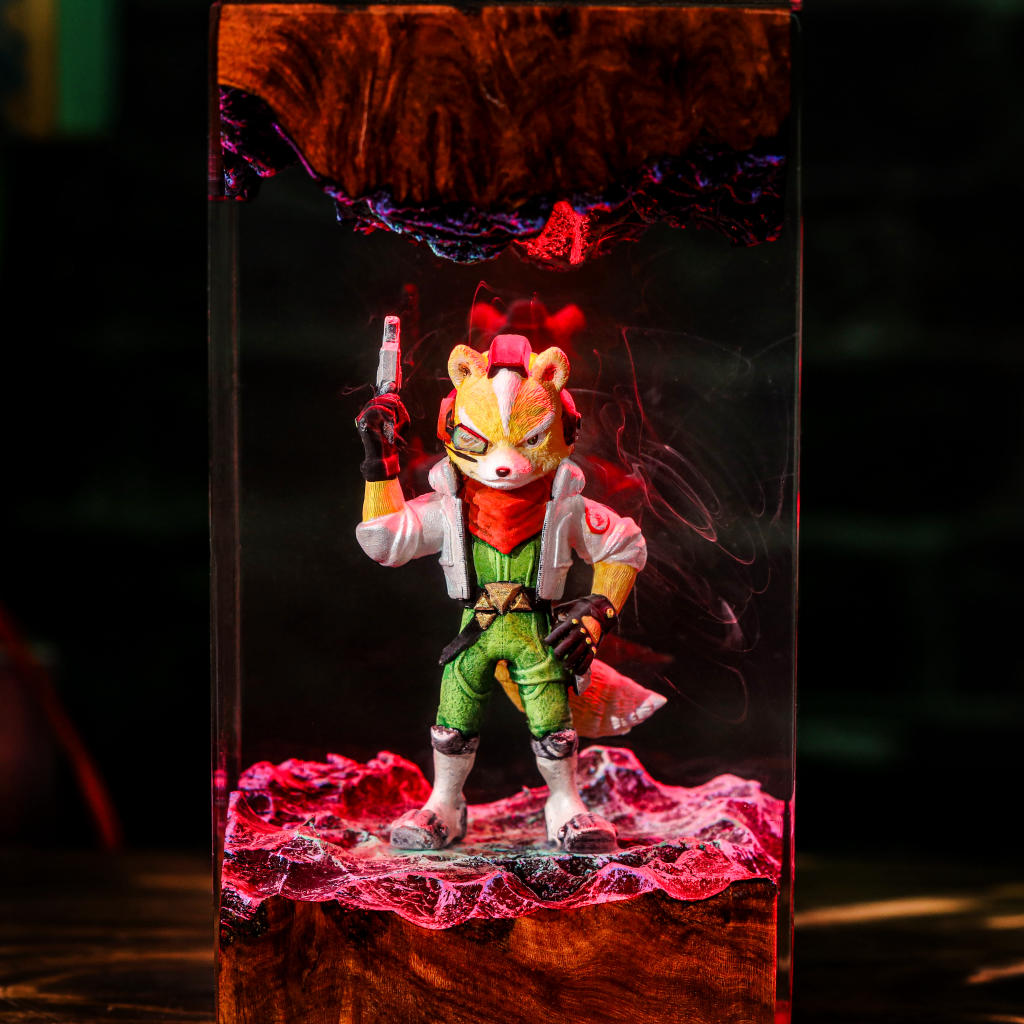 Star Fox Fox McCloud Night Light - Hirosart