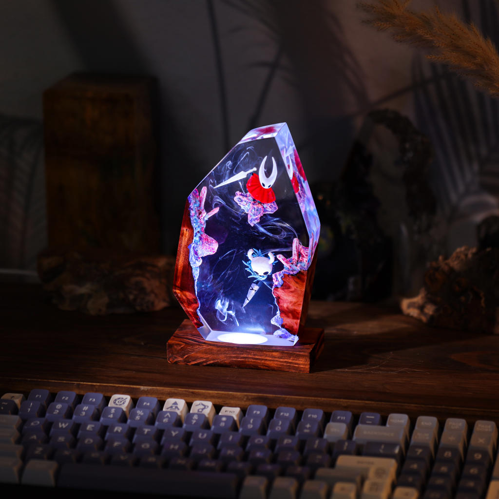 The Knight And Hornet Hollow Knight Lamp Ver 2 Hollow knight lamp