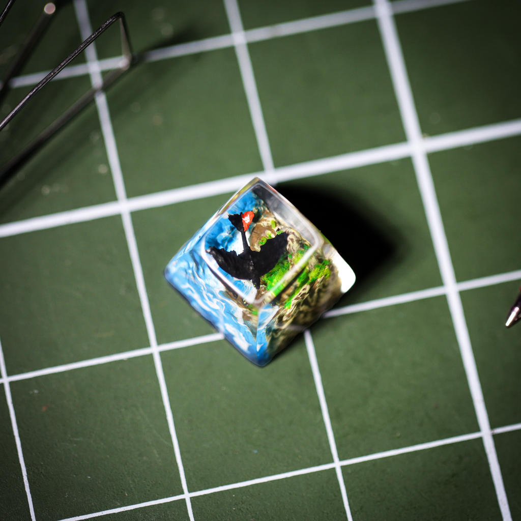 Toothless How to Train Your Dragon Keycap Ver 4 13 How to Train Your Dragon 1u Artisan Keycap