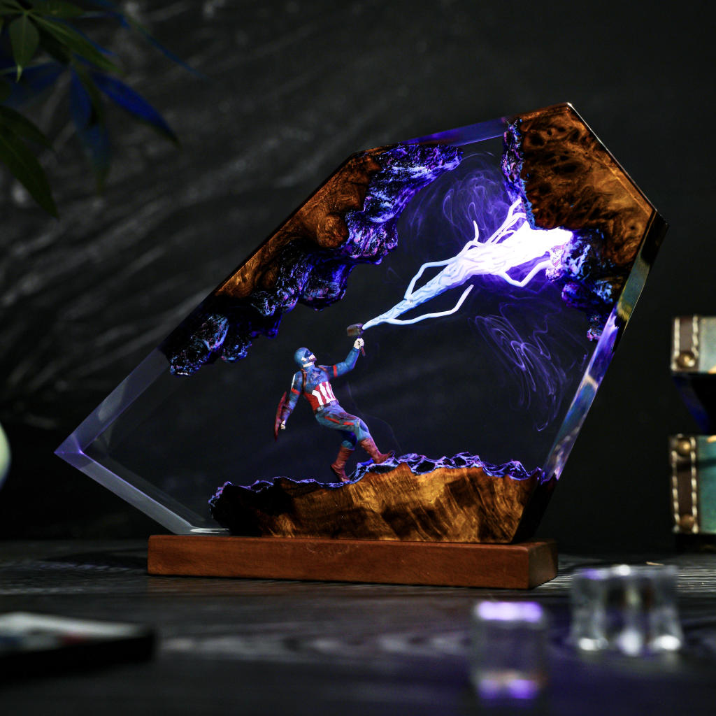 Captain-America-Thunder-Lightning-Lamp (8) Avengers superhero lamp