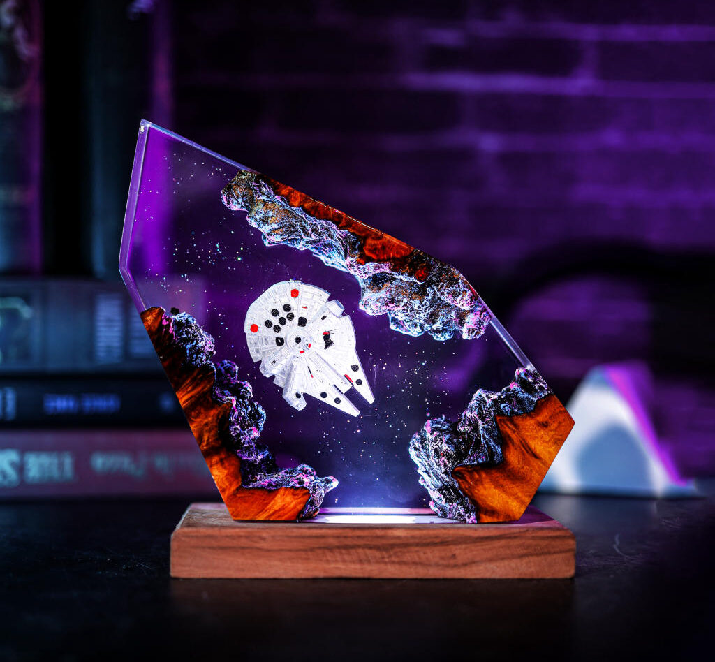 Millennium Falcon Spaceship Night Light Ver 3 - Hirosart