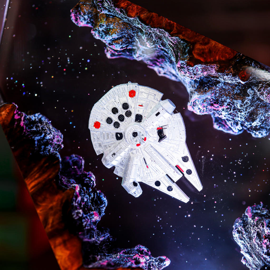 Millennium Falcon Spaceship Night Light Ver 3 8 Millennium Falcon Collectible Lamp
