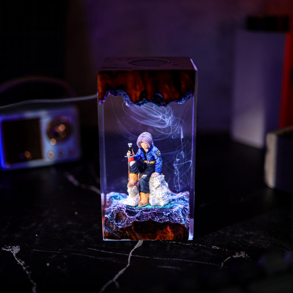 Trunks-Dragon-Ball-Lamp (7) Handmade trunks led lamp