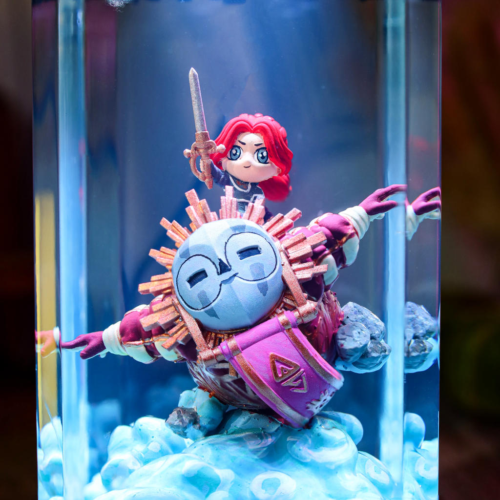 Chibi Esquie Maelle Clair Obscur Expedition 33 Lamp 8 Chibi Esquie Maelle lamp