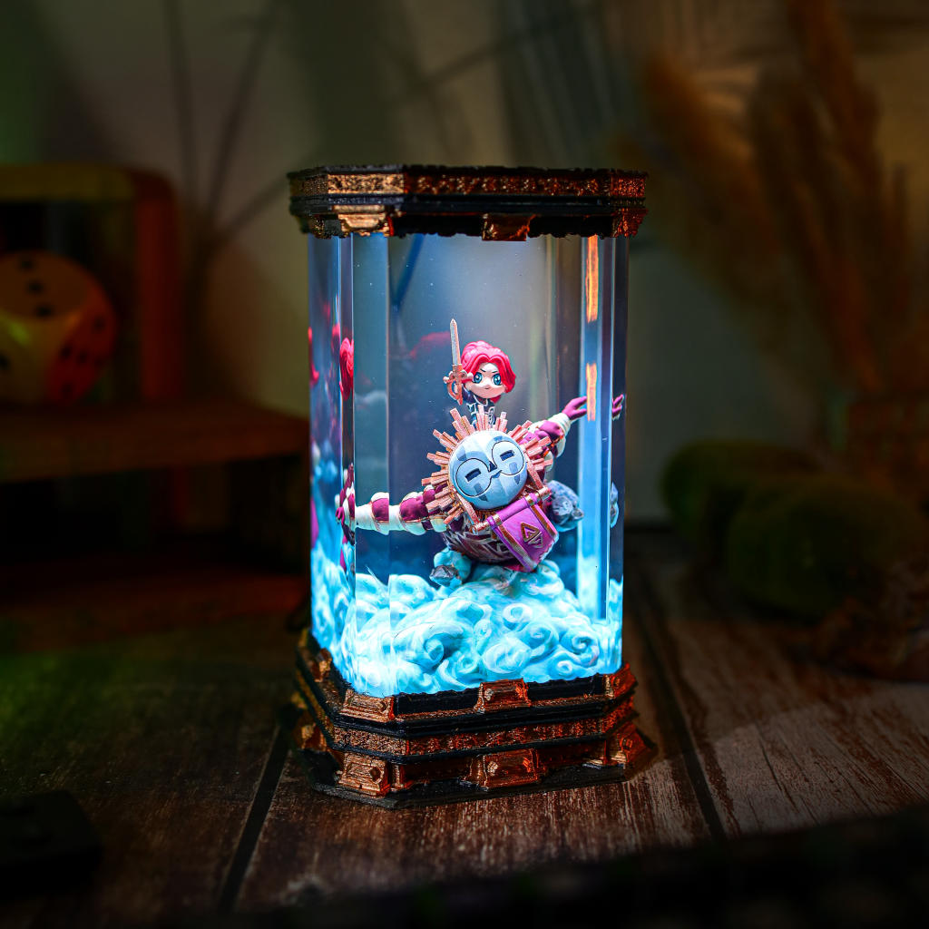 Chibi Esquie Maelle Clair Obscur Expedition 33 Lamp 6 Chibi Esquie Maelle lamp