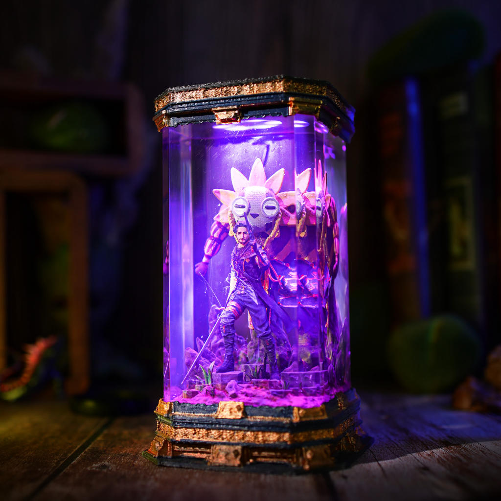 Chibi Esquie Maelle Clair Obscur Expedition 33 Lamp 24 Gustave Clair Obscur Expedition 33 Diorama Lamp