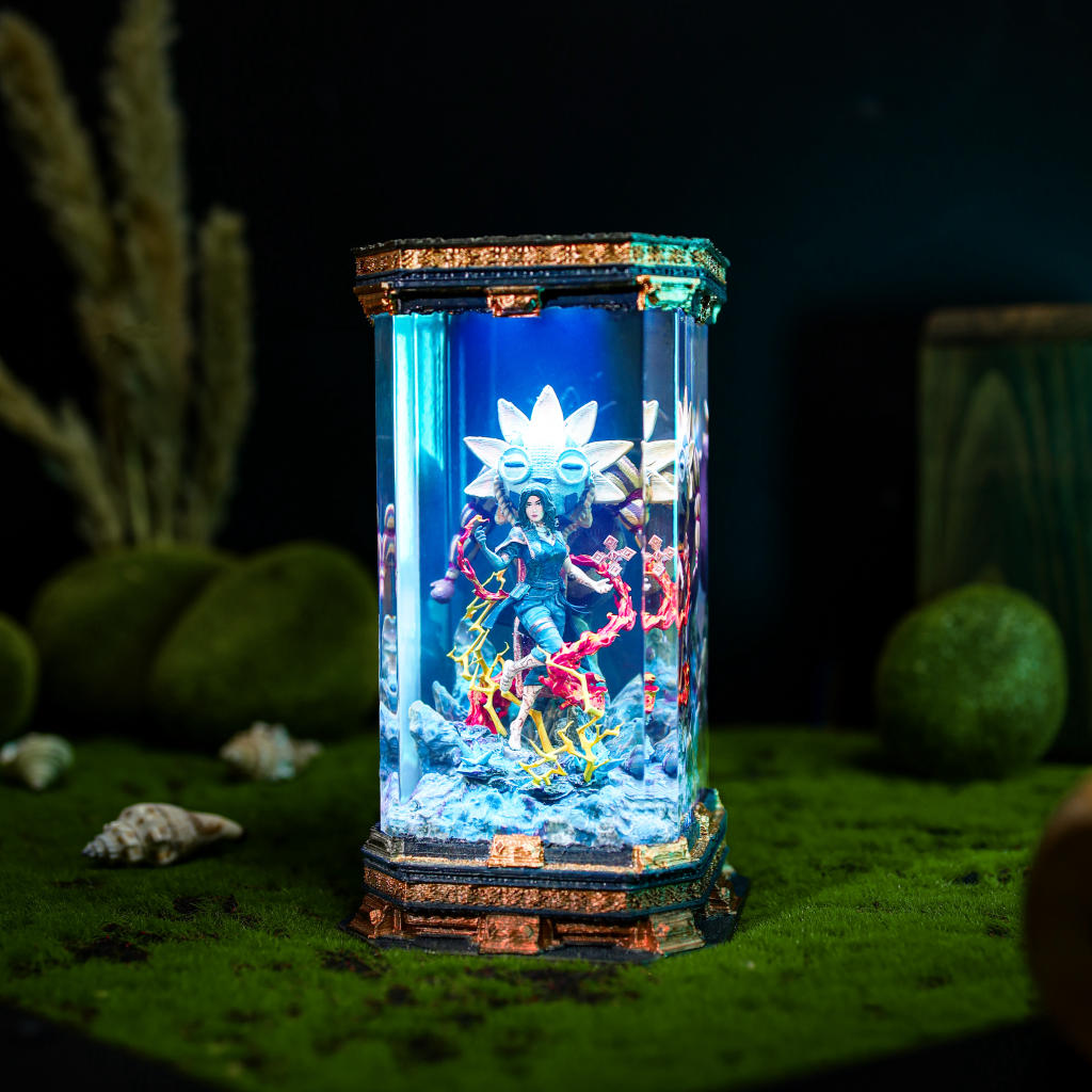 Chibi Esquie Maelle Clair Obscur Expedition 33 Lamp 10 Clair Obscur Lune night light