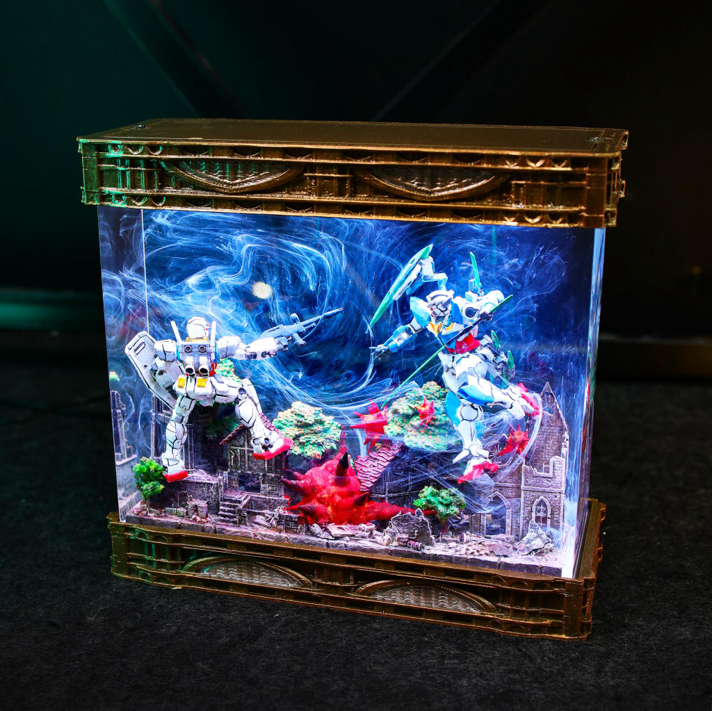 RX-78-2 Gundam Battle Diorama Lamp 1 RX-78-2 Gundam night light
