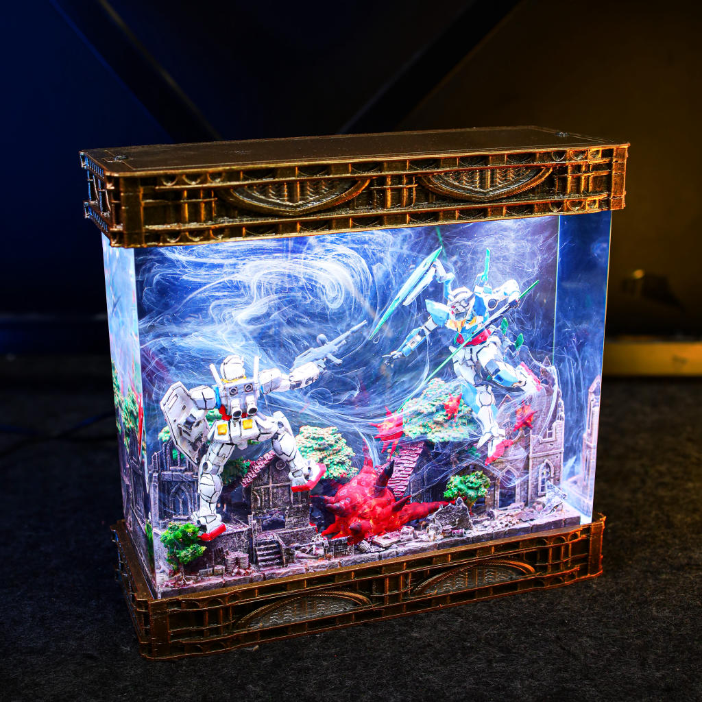 RX-78-2 Gundam Battle Diorama Lamp 3 RX-78-2 Gundam night light