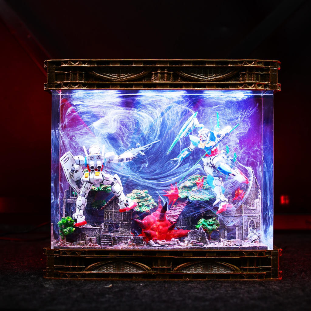 RX-78-2 Gundam Battle Diorama Lamp - Hirosart