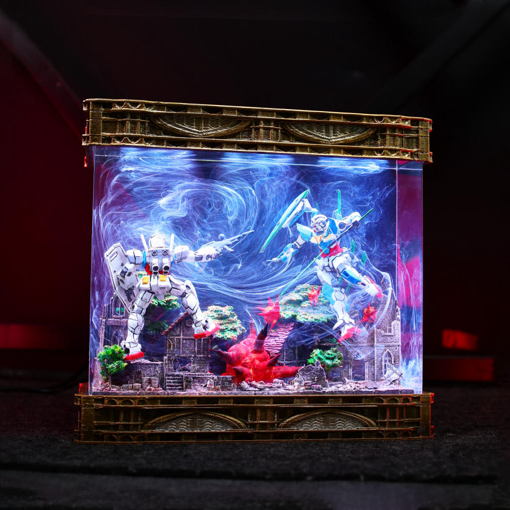 RX-78-2 Gundam Battle Diorama Lamp 8 RX-78-2 action scene lamp